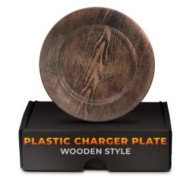Plastic Chargers for Dinner Plates Set of 4 Large 13 inch Round Design Colorfast and Elegant Suitable for Dinner Settings Events Weddings and Gat Plastic Chargers for Dinner Plates Set of 4 Large 13 inch Round Design Colorfast and Elegant Suitable for Dinner Settings Events Weddings and Gat